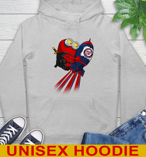 MLB Baseball Washington Nationals Deadpool Minion Marvel Shirt Hoodie 6