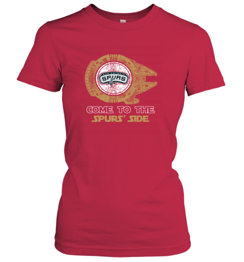 NBA Women San Antonio Spur Basketball T Shirt Top Short Sleeves V