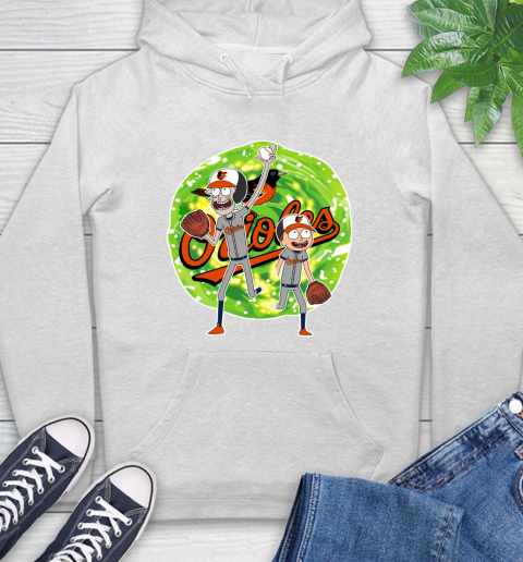 MLB Baltimore Orioles Rick And Morty Baseball Sports Hoodie