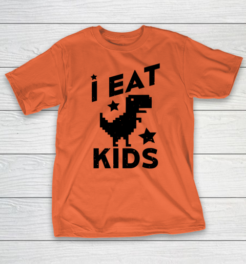 I Eat Kids No Internet Connection Dinosaur Meme T Shirt Tee For Sports