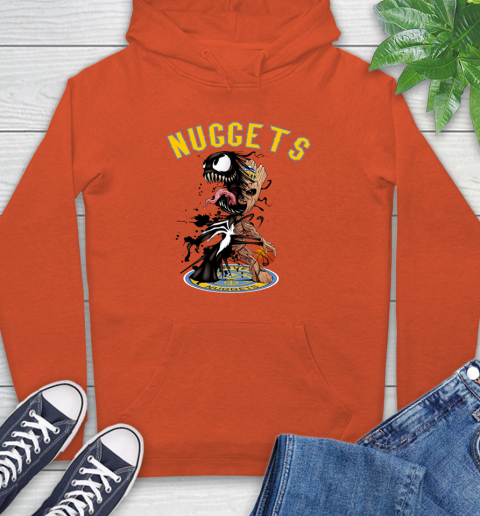 NBA Denver Nuggets Basketball Venom Groot Guardians Of The Galaxy Hoodie 5