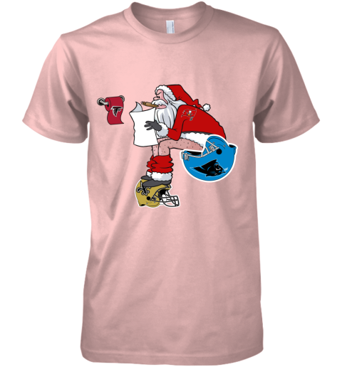 8mzb santa claus tampa bay buccaneers shit on other teams christmas premium guys tee 5 front light pink