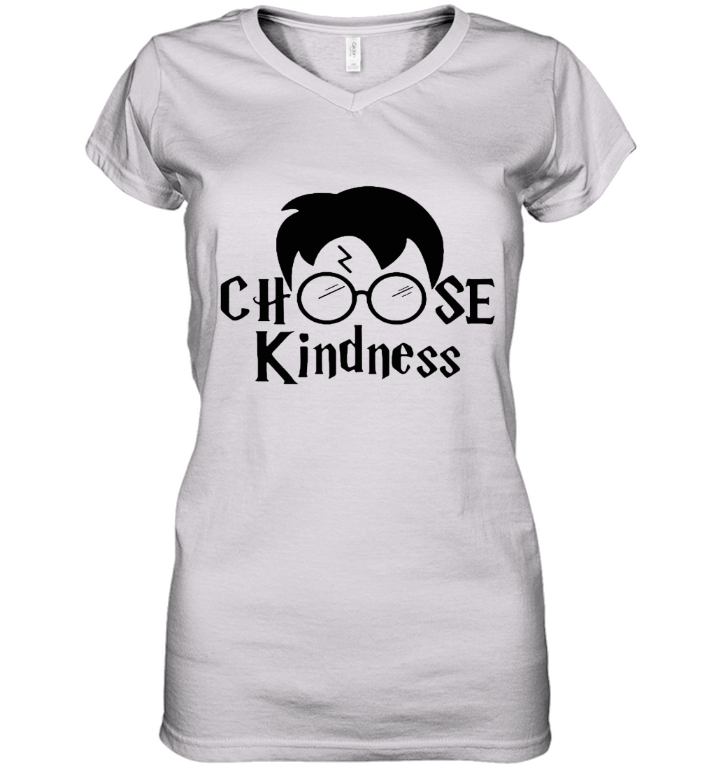 Harry Potter Choose Kindness Women S V Neck T Shirt Violette Leonie