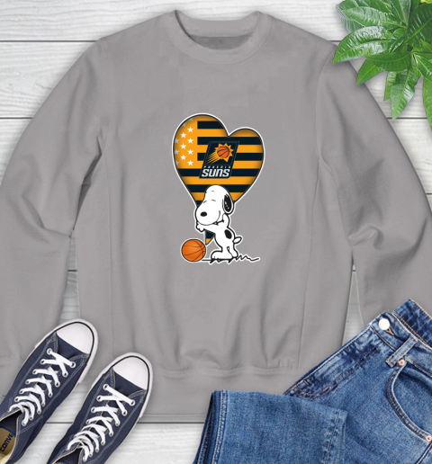 Phoenix Suns NBA Basketball The Peanuts Movie Adorable Snoopy Sweatshirt 5