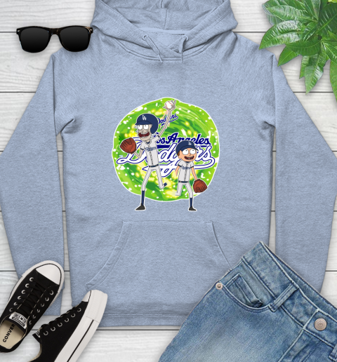 MLB Los Angeles Dodgers Rick And Morty Baseball Sports Youth Hoodie 11 MLB Los Angeles Dodgers Rick And Morty Baseball Sports Youth Hoodie - Image 11