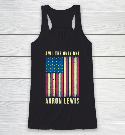 Aaron Lewis Am I The Only One America Flag Racerback Tank