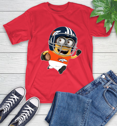 NFL Denver Broncos Minions Disney Football Sports T-Shirt 10