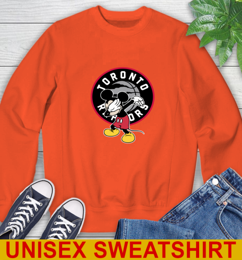 Toronto Raptors NBA Basketball Dabbing Mickey Disney Sports Sweatshirt 5 Toronto Raptors NBA Basketball Dabbing Mickey Disney Sports Sweatshirt - Image 5