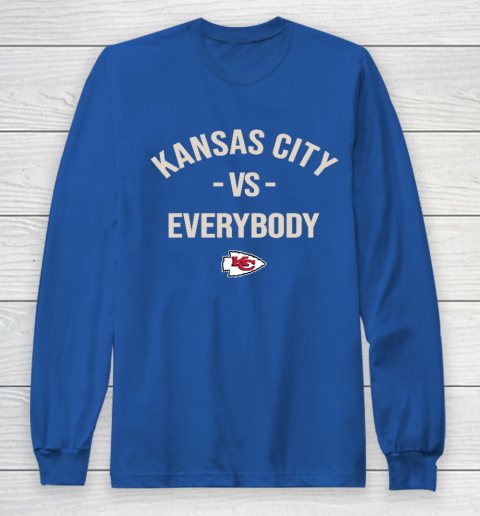 Kansas City Chiefs Vs Everybody Long Sleeve T-Shirt 6
