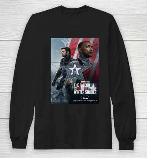 Captian America Tshirt The Falcon And The Winter Solidier Best team Long Sleeve T-Shirt