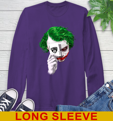 Brooklyn Nets NBA Basketball Joker Card Shirt Long Sleeve T-Shirt 5