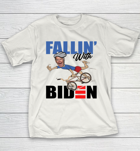 Fallin' With Biden Anti Biden Youth T-Shirt