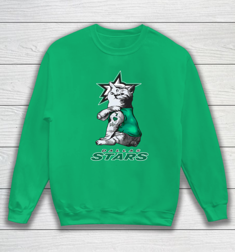 NHL My Cat Loves Dallas Stars Hockey Sweatshirt 5