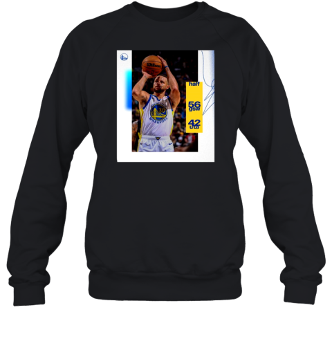 Stephen Curry Golden State Warriors Halftime in Salt Lake City 56 gsw 42 uta Poster Sweatshirt