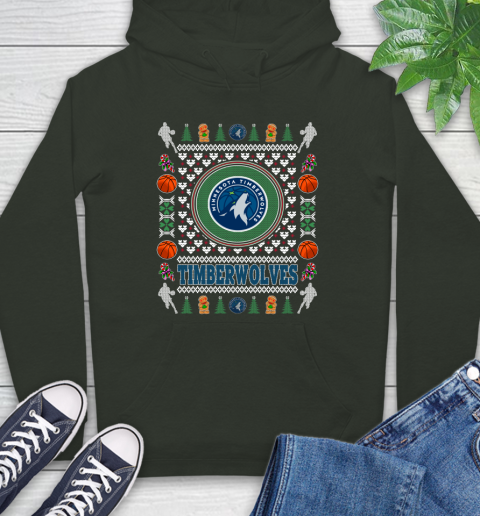 Minnesota Timberwolves Merry Christmas NBA Basketball Loyal Fan Ugly Shirt 24