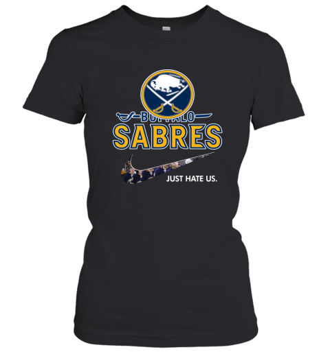 NHL Team Buffalo Sabres x Nike Just Hate Us Hockey Women's T-Shirt