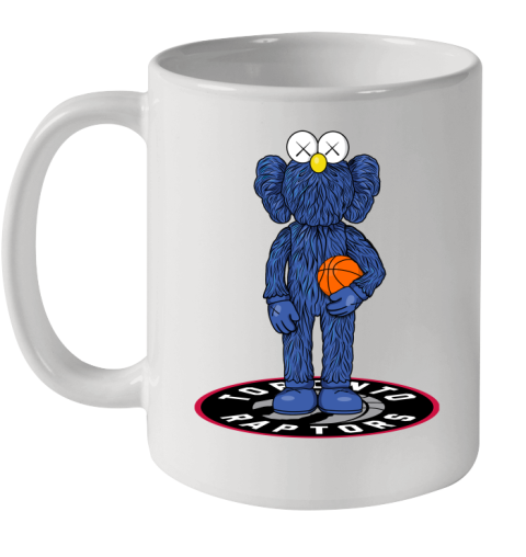 NBA Basketball Toronto Raptors Kaws Bff Blue Figure Shirt Ceramic Mug 11oz