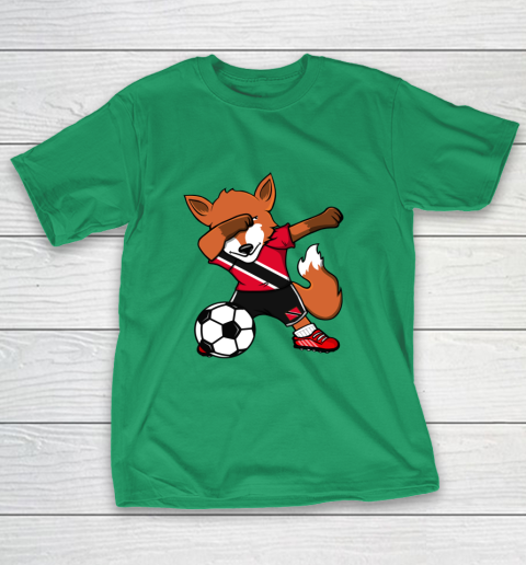Dabbing Fox Trinidad and Tobago Soccer Fans Jersey Football T-Shirt 7