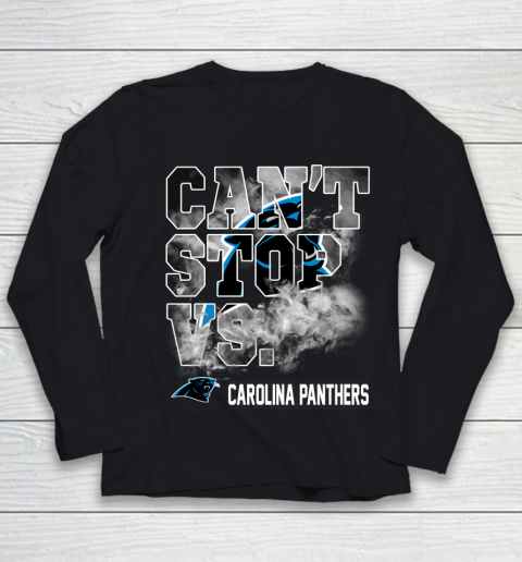 NFL Carolina Panthers Can't Stop Vs Youth Long Sleeve