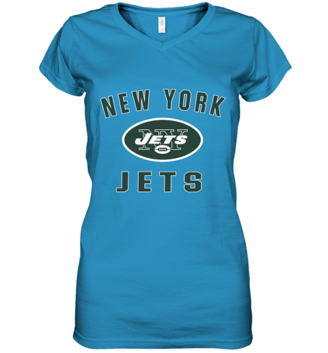 New York Jets NFL Pro Line by Fanatics Branded Vintage Victory Women's V-Neck T-Shirt