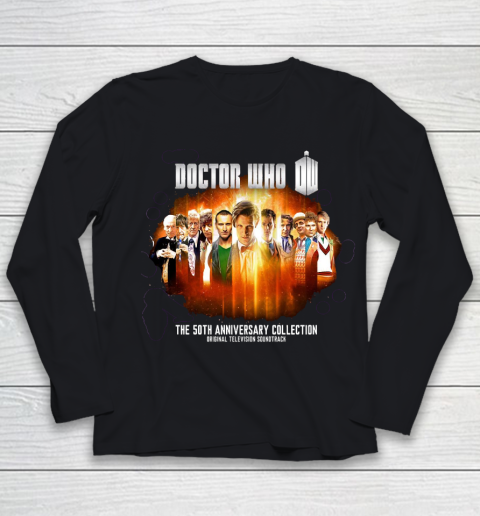 Doctor Who Shirt Dr Who 50th Anniversary Youth Long Sleeve