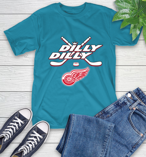 NHL Detroit Red Wings Dilly Dilly Hockey Sports T-Shirt 8