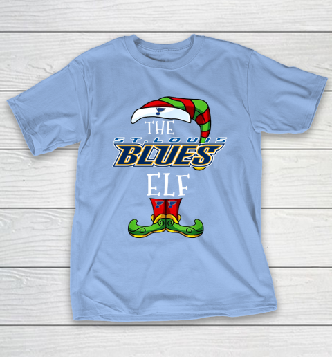 St.Louis Blues Christmas ELF Funny NHL T-Shirt 10