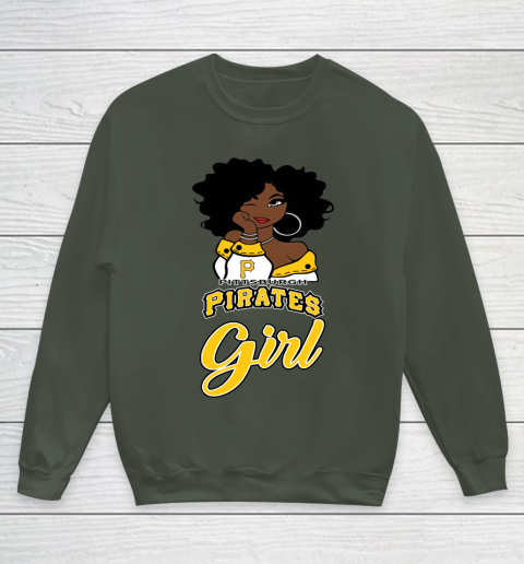 Pittsburgh Piratess Girl MLB Youth Sweatshirt 10