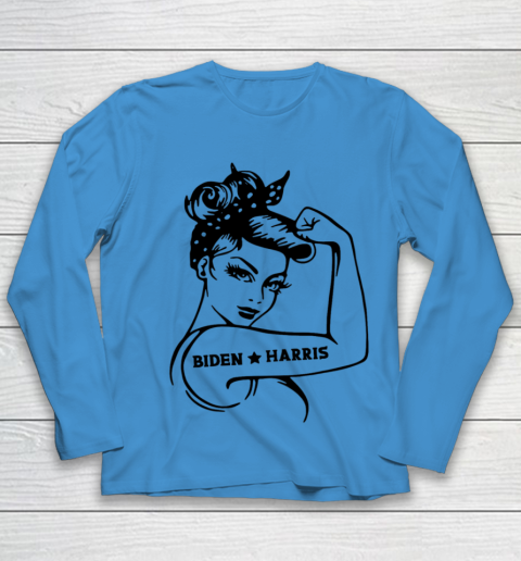 Biden Harris 2020  Joe Biden Kamala Harris Girl Empowerment Youth Long Sleeve 4
