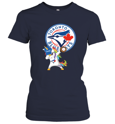Hip Hop Dabbing Unicorn Flippin Love Toronto Blue Jays Women's T-Shirt