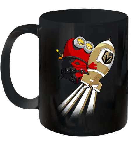 NHL Hockey Vegas Golden Knights Deadpool Minion Marvel Shirt Ceramic Mug 11oz