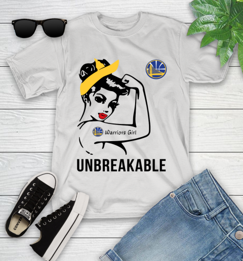 NBA Golden State Warriors Girl Unbreakable Basketball Sports Youth T-Shirt