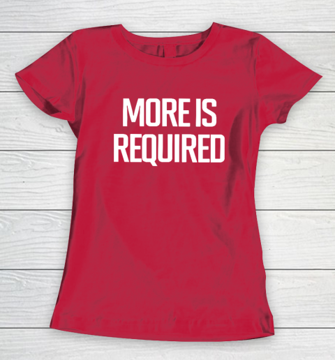 Minnesota Vikings More Is Required Women's T-Shirt 7