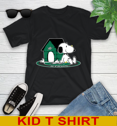 NHL Hockey Dallas Stars Snoopy The Peanuts Movie Shirt Youth T-Shirt 2