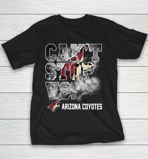NHL Arizona Coyotes Hockey Can't Stop Vs Youth T-Shirt