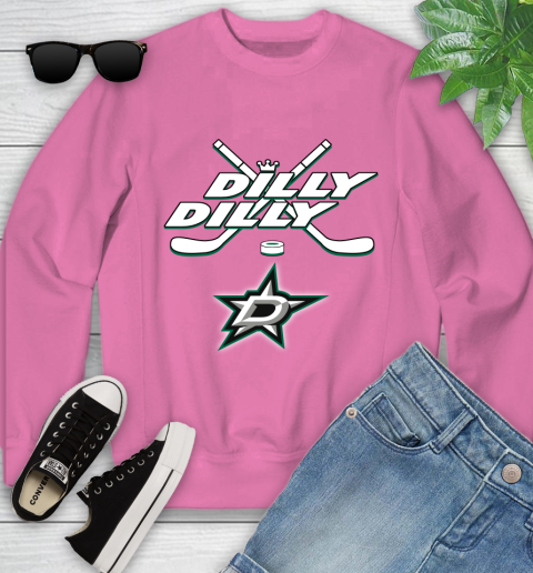 NHL Dallas Stars Dilly Dilly Hockey Sports Youth Sweatshirt 7