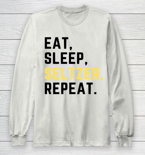 Bud Light Seltzer  Eat Sleep Seltzer Repeat Long Sleeve T-Shirt 9