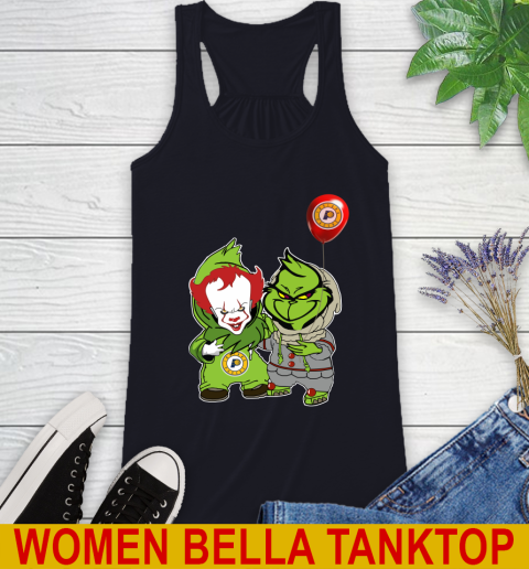 Indiana Pacers Baby Pennywise Grinch Christmas NBA Basketball Racerback Tank 10