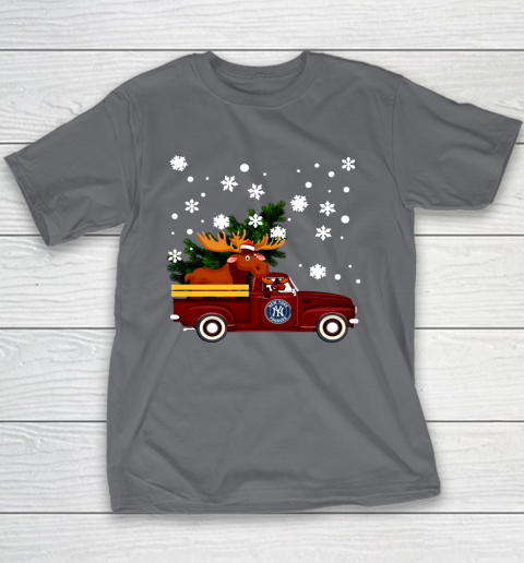 New York Yankees Bring Christmas Home MLB Youth T-Shirt 5