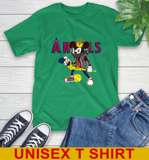 Los Angeles Angels MLB Baseball Mickey Peace Sign Sports T-Shirt 7