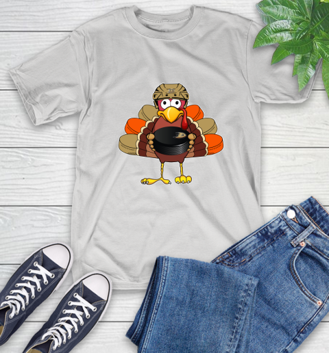 Anaheim Ducks Turkey Thanksgiving Day T-Shirt