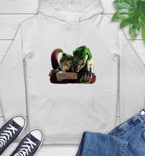 Atlanta Braves MLB Baseball Joker Harley Quinn Suicide Squad Hoodie