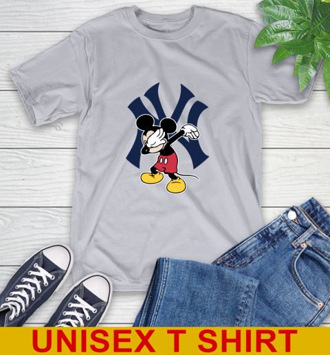 New York Yankees MLB Baseball Dabbing Mickey Disney Sports T-Shirt 6