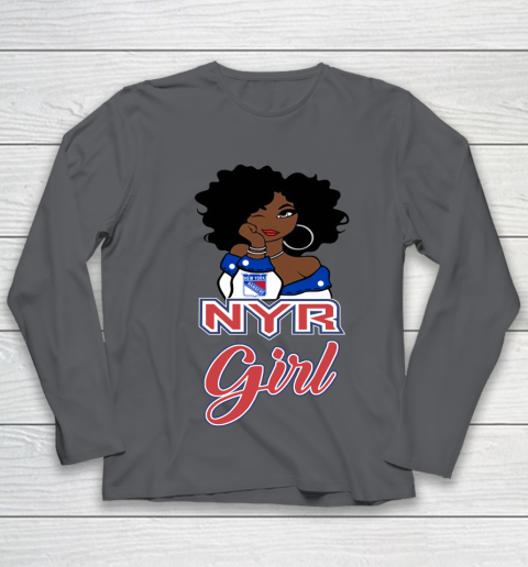 New York Rangers Girl NHL Youth Long Sleeve 8