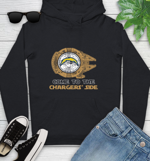 NFL Come To The Los Angeles Chargers Star Wars Football Sports Youth Hoodie