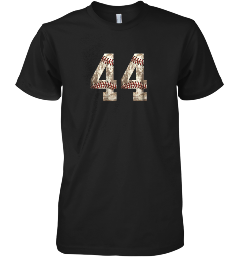 Baseball Jersey Number 44 Premium Men's T-Shirt