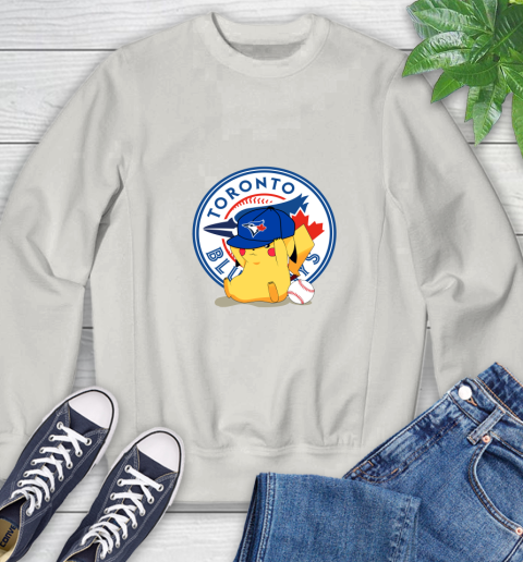 MLB Pikachu Baseball Sports Toronto Blue Jays Sweatshirt 12