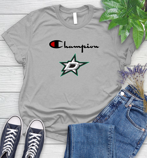 NHL Hockey Dallas Stars Champion Shirt Women's T-Shirt 3