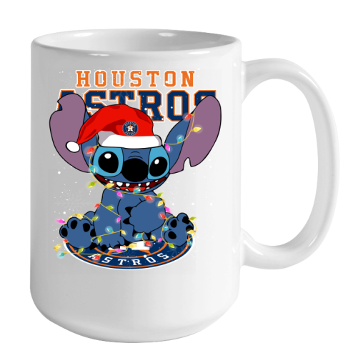 Houston Astros MLB noel stitch Baseball Christmas Color Changing Mug 15oz 2