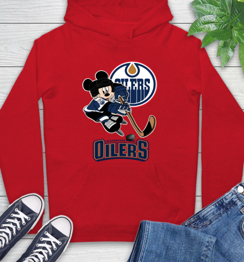 NHL Edmonton Oilers Mickey Mouse Disney Hockey T Shirt Hoodie 10